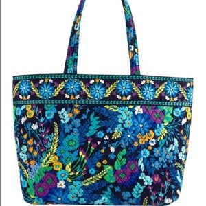 Vera Bradley Retired Patterned Midnight Blue Tote